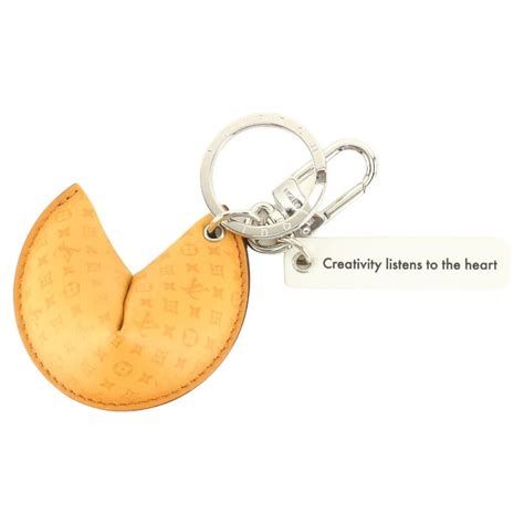 lv mp3454|Louis Vuitton LV Fortune Cookie Bag Charm & Key Holder Brown.